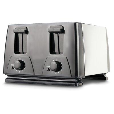 Brentwood Appliances Brentwood Applicances 4 Slice Long Slot Toaster Steel | 6.9 H x 10 W x 10.5 D in | Wayfair TS-284