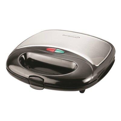 Brentwood Appliances Panini Maker Stainless Steel in Gray | 4.3 H x 10.1 D in | Wayfair TS-246