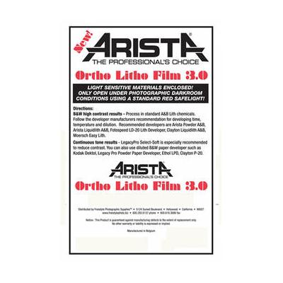 Arista Ortho Litho 3.0 Film (11 x 14", 25 Sheets) 531142