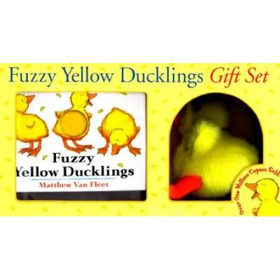 Fuzzy Yellow Ducklings Gift Set [With Plush]