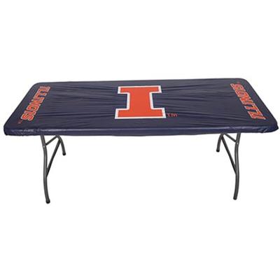 Illinois Fighting Illini Fitted Tailgate Table Cover