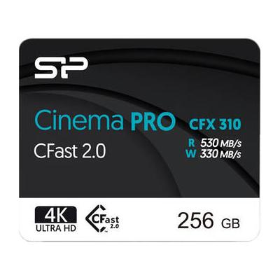 Silicon Power 256GB Cinema PRO CFX 310 CFast 2.0 Memory Card SP256GICFX311NV0BM