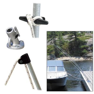 "Dock Edge Boating & Marine Mooring Whips 2PC 12ft 5000 LBS up to 23ft Premium 3400F Model: 3400-F"