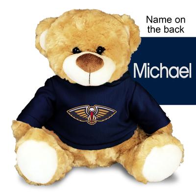 Navy New Orleans Pelicans Personalized 10'' Plush Bear