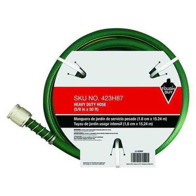 ZORO SELECT 423H87 Water Hose,Cold,PVC,50 ft.,Green