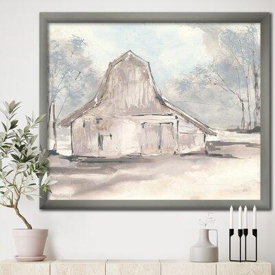 East Urban Home 'Farmhouse Barn VI' - Picture Frame Print on Canvas in Gray | 30 H x 30 W x 1 D in | Wayfair 7460FF3FDF1D463593401F9AF9C45FFA