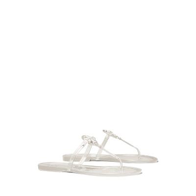 Tory Burch Mini Miller Jelly Thong Sandal, Clear, size 9