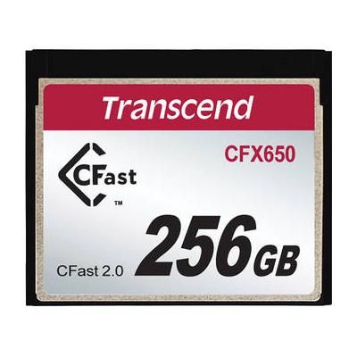 Transcend CFX650 256GB CFast 2.0 Flash Memory Card TS256GCFX650