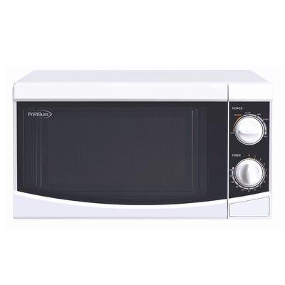 Premium Levella Premium 17.8" 0.7 cu ft.700 - Watt Countertop Microwave in Gray/White, Size 10.31 H x 17.8 W x 12.5 D in | Wayfair PM7077