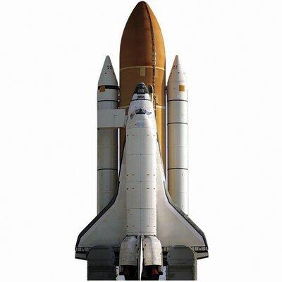 Wet Paint Printing Space Shuttle Cardboard Standup, Size 10.0 H x 10.0 W x 10.0 D in | Wayfair H69305