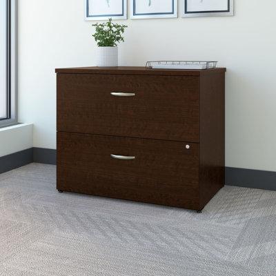 Bush Business Furniture Series C 36  Wide 2 -Drawer File Cabinet Wood in Brown | 29.84 H x 35.67 W x 23.35 D in | Wayfair WC12954C