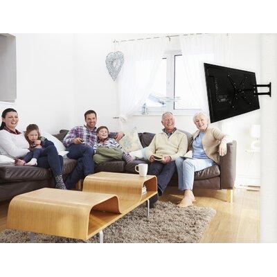 Mount-It Full Motion TV Wall Mount | LCD, LED, 4K TV Swivel Bracket For 23 - 55 Inch Screen Sizes in Black | 12 H x 9 W in | Wayfair MI-2065L