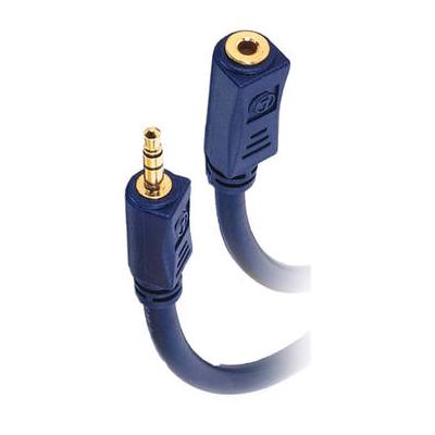 C2G Velocity 3.5mm TRS Male to 3.5mm TRS Female Audio Extension Cable (Blue, 15 40948