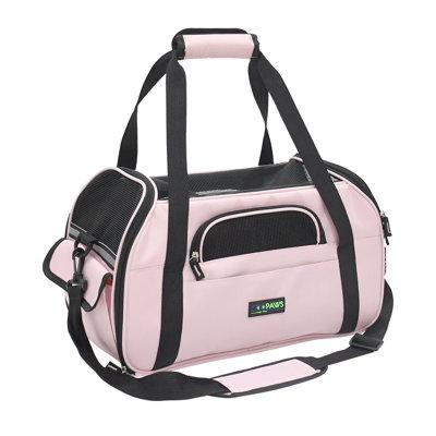 Jespet Pet Carrier Polyester in Pink | 13 H x 10 W x 19 D in | Wayfair PBC-8648PKWY