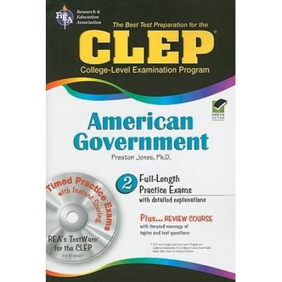 Clep American Government W/ Cd-Rom (Clep Test