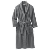 Men's Big & Tall Terry Bathrobe with Pockets by KingSize in Steel (Size 6XL/7XL)