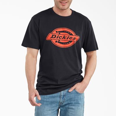 Dickies Men's Short Sleeve Relaxed Fit Graphic T-Shirt - Black Size L (WS46A)