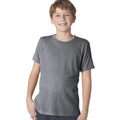 Next Level N6310 Youth Triblend Crew T-Shirt in Premium Heather size XL | Ringspun Cotton