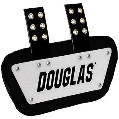 Douglas Custom Pro CP Series Removable Football Back Plate - 6 Inch White/Black