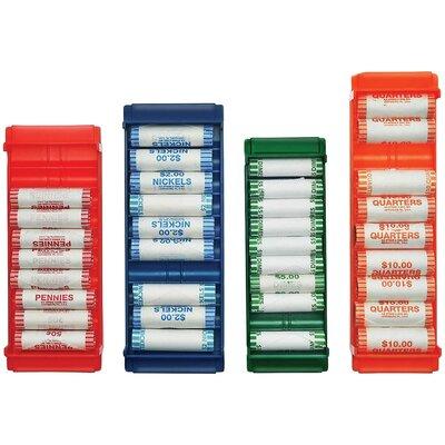 Nadex Rolled Coin Storage Cash Tray Set | 4.4 H x 11.8 W x 4 D in | Wayfair NWHNCS81009