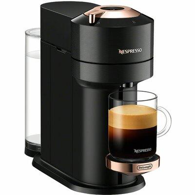 Nespresso Vertuo NEXT Coffee & Espresso Machine by De'Longhi, Black Metal in Black/Brown | 12 H x 14.2 W x 5.5 D in | Wayfair ENV120B