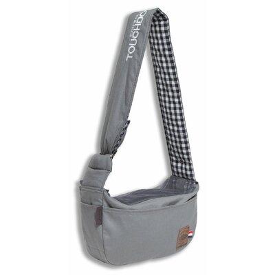 Touchdog Canine-Spine Over-the-Shoulder Hands-Free Pet Carrier Polyester in Gray | 6.1 H x 11 W x 19.9 D in | Wayfair B89GYMD
