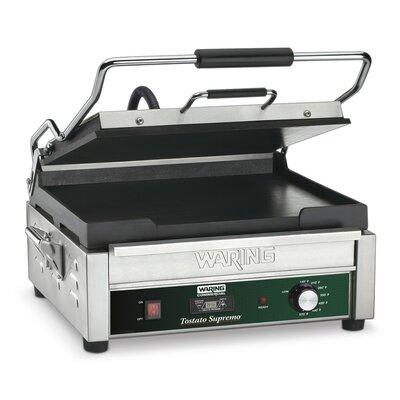 Waring Electric Grill & Panini Press Stainless Steel/Cast Iron in Gray | 27 H x 20.5 D in | Wayfair WFG275T