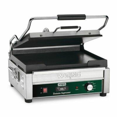 Waring Electric Grill & Panini Press Stainless Steel/Cast Iron in Gray | 23 H x 20.7 D in | Wayfair WFG250T