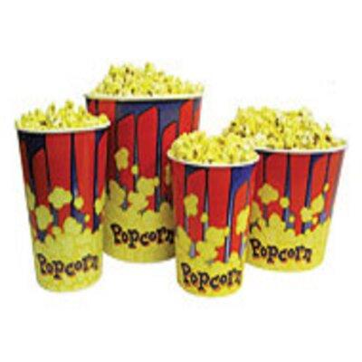 Benchmark USA Popcorn Tubs in Red, Size 6.5 H x 7.0 W x 7.0 D in | Wayfair 41485