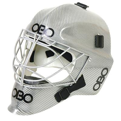 OBO Robo FG Field Hockey Goalie Helmet Silver Fiber