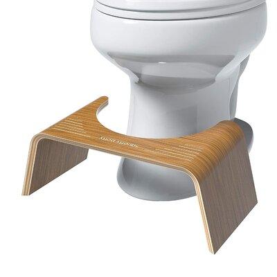 Squatty Potty Slim Teak Wood Bathroom Toilet Stool | 7 H x 22.12 W x 9.75 D in | Wayfair SP-SLIM-7-TK