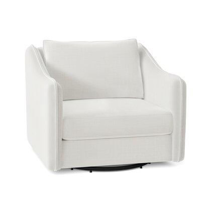 Bernhardt Monterey Swivel Patio Chair w/ Cushions in Gray | 32.5 H x 36 W x 38 D in | Wayfair O4812S_6016-000