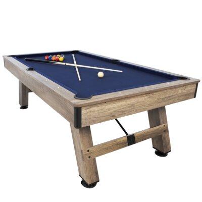American Legend Brookdale 7.5' Pool Table Manufactured Wood in Blue/Brown/White | 31 H x 90 W in | Wayfair AL3020W
