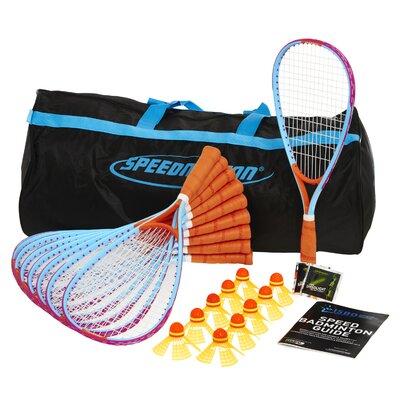 Speedminton Badminton w/ Carrying Case Plastic/Metal in Red/Yellow | 24 H in | Wayfair SM01-SUPER10FUN