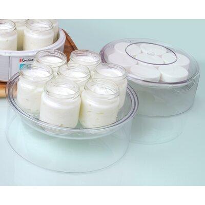 Euro Cuisine Expansion Tray 1.05-Qt. Yogurt Maker, Glass | 3.5 H x 9.75 W x 9.75 D in | Wayfair GY4
