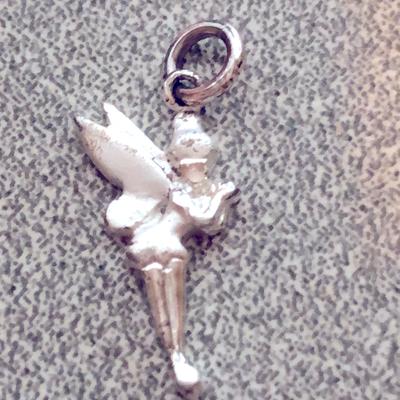 Disney Jewelry | 925 Sterling Silver Tinkerbell Disney World Charm | Color: Silver | Size: Os