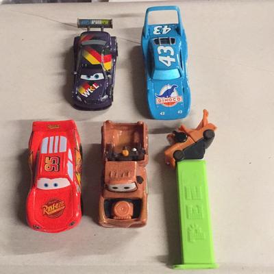 Disney Toys | Disney Set Car Toy Plastic Metal | Color: Red | Size: One