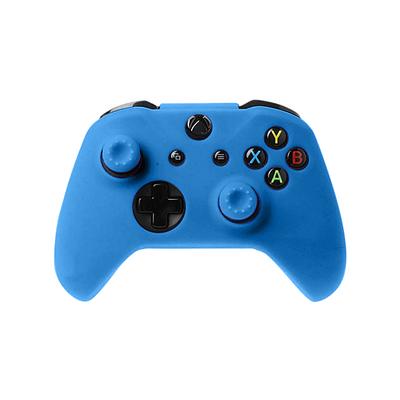 Tech Zebra Blue - Blue Anti-Slip Xbox One Controller Silicone Cover