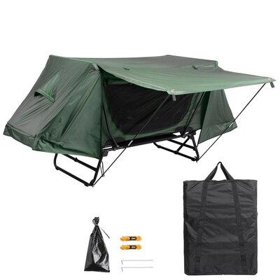 Yescom Single Tent Cot in Green, Size 41.0 H x 31.0 W x 85.0 D in | Wayfair 07STC003-32IN-04