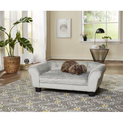 Tucker Murphy Pet™ Gilbertson Dog Sofa Polyester in Gray, Size 10.5 H x 28.0 W x 17.0 D in | Wayfair 80F166EA27B44B978D18D4E1C58AE8B8