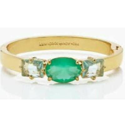 Kate Spade Jewelry | Kate Spade Hancock Park Gemstone Gem Bangle | Color: Gold/Green | Size: Os
