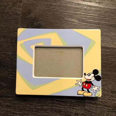 Disney Accents | Disney Mickey Mouse Picture Frame | Color: Blue/Yellow | Size: Os