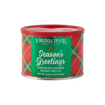 Virginia Diner Season's Greetings Chocolate Covered Peanut Brittle