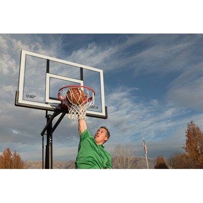 Lifetime Height Adjustable Portable Basketball Hoop (54" Polycarbonate Backboard) Polycarbonate, in Black/Orange/White | Wayfair 90600