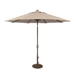 Birch Lane™ 9' Octagon Auto Tilt Market Umbrella Metal in Brown, Size 95.9 H in | Wayfair SSUM91-0900-D2422