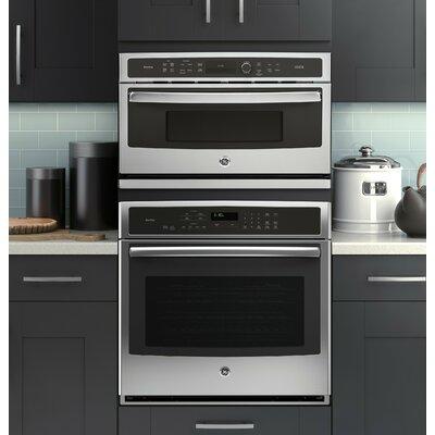 GE Profile™ Advantium 29.7813" Convection Electric Single Wall Oven, Stainless Steel in Gray | 19.0313 H x 29.7813 W x 23.5 D in | Wayfair