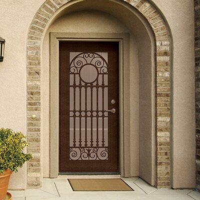 Titan Security Doors Spaniard Copperclad Aluminum Security Door Metal, Size 80.0 H x 36.0 W x 1.75 D in | Wayfair 1S2029EL2CCP3A