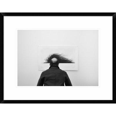Global Gallery 'Wig' by Jorge Pena Framed Photographic Print Paper in Black, Size 18.0 H x 24.0 W x 1.5 D in | Wayfair DPF-466882-1218-266