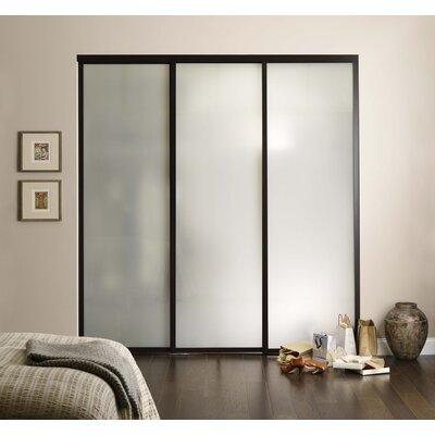 Barn Door - The Sliding Door Company 3 - Panel Frosted Glass Sliding Closet Door, Size 80.0 H x 107.25 W in | Wayfair SD1080FR3WN