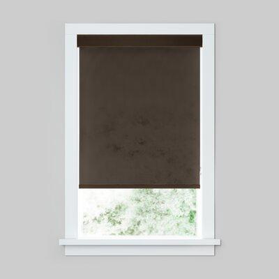 Levolor Custom Cordloop Solar Screen Roller Shade in Brown Synthetic Fabrics in White | 36 H x 55 W x 3.25 D in | Wayfair